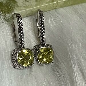 Lemon Quartz Premier Design Earrings